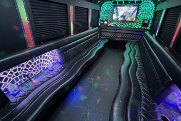 Las Cruces Limo Bus Interior