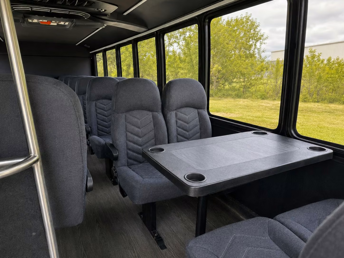 18 passenger minibus interior