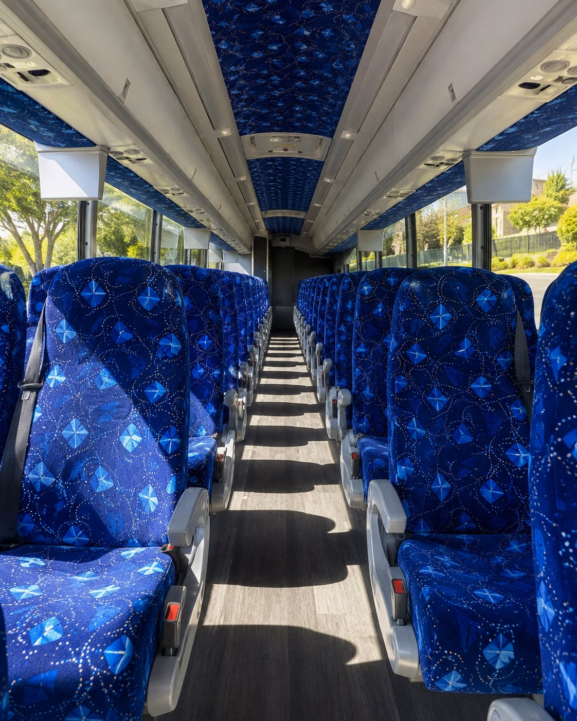 las cruces charter bus interior